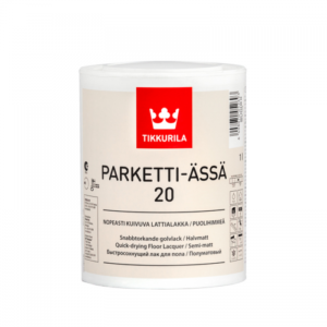 Tikkurila Parketti Assa 20 (Тиккурила Паркетти Ясся 20) Полуматовый , 1 л