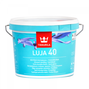 Tikkurila Luja 40 Puolikiiltava (Тиккурила Луя 40 Полуглянцевая) База А, 9 л