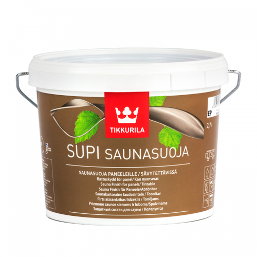 Tikkurila Supi Saunasuoja (Тиккурила Супи Саунасуоя) Для защиты бань, 0.9 л