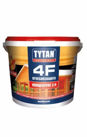 Деревозащитный состав «Огнебиозащита» Tytan 4F 1:4 , 5 кг