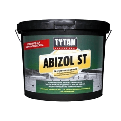 Битумная мастика для неровных поверхностей Tytan Abizol ST, 18 кг