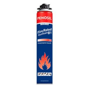 Огнеупорная монтажная пена Penosil Premium FireRated Gunfoam B1 750 мл