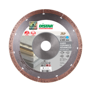 Круг алмазный отрезной по керамограниту Distar 1A1R 180×1,4×8,5×25,4 Hard ceramics Advanced