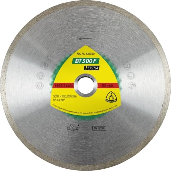Алмазный круг  DT 300 F Extra 230×1.9×22.23 mm 1.9x7mm