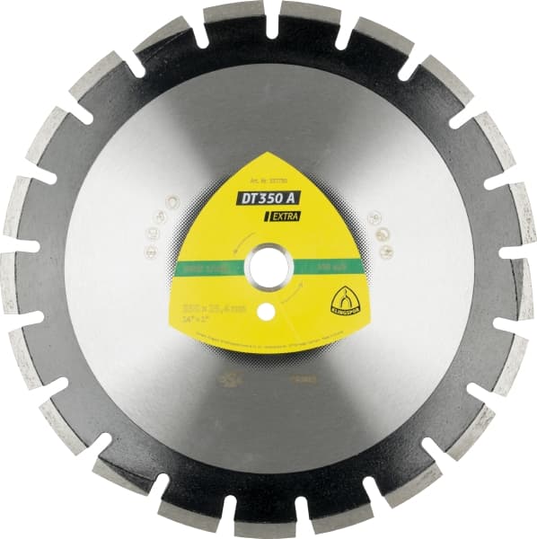 Алмазный круг  DT 300 А Extra  350×3,2×25.4 мм 21 сегмент 40х3,2х10мм