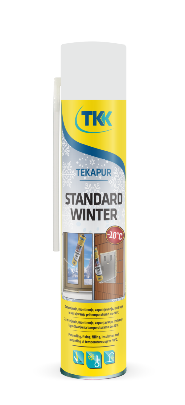 Пена монтажная Tekapur winter (с трубочкой) 750 ml