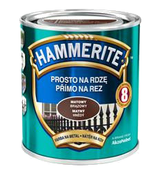 Hammerite матовая  коричневая, 2.5 л