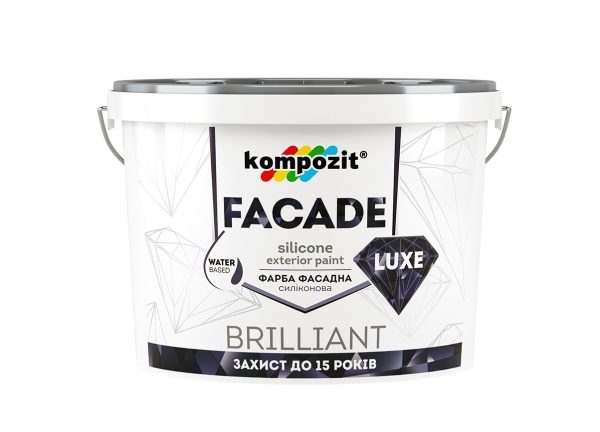 Kompozit Краска фасадная силиконовая FACADE LUXE, 1.4 кг