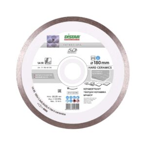 Круг алмазный отрезной Distar 1A1R 180×1,4×8,5×25,4 Hard ceramics
