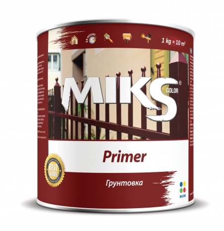 Грунтовка по металлу МИКС красно-коричневая, 2.8 кг