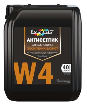 Антисептик для усиленной защиты W4 Kompozit, 10 л