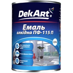 Эмаль ПФ 115 DekArt серая, 0.9 кг