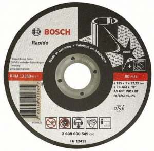 Отрезной круг Bosch Inox 115×1 мм, 2608600545