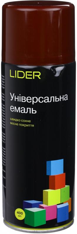 Универсальная эмаль Lider 400 мл, темная вишня №3005