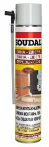 Ручная монтажная пена  SOUDAL, 500мл