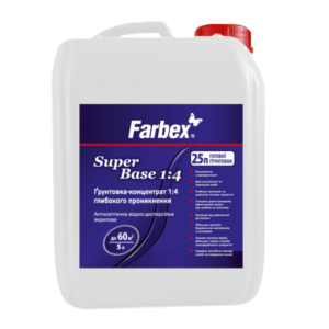 Грунтовка-концентрат Farbex Super Base 1:4, 5 л