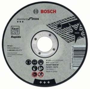 Отрезной круг Bosch Inox 115×2 мм, 2608600093