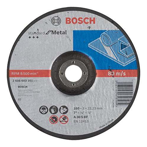 Отрезной круг Bosch Standard по металлуl 180х3мм, вогнутый, 2608603161