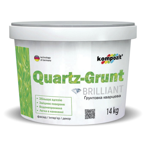Kompozit Грунтовка адгезионная QUARTZ-GRUNT, 4 кг