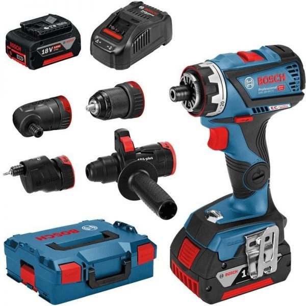 Шуруповерт Bosch GSR 18V-60 FC Набор  (L-BOXX)