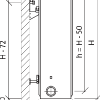 Стальной радиатор Purmo Compact, CV33 (33 тип) 300 х 1000 33725