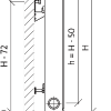 Стальной радиатор Purmo Compact, CV11 (11 тип) 450 х 1400 33161