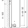 Стальной радиатор Purmo Ventil Compact, CV33 (33 тип) 900 х 700 34792