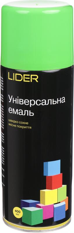 Універсальна емаль Lider 400 мл, салатова №6018