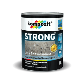 Лак для камня/Грунтовка STRONG Kompozit, 2.7 л