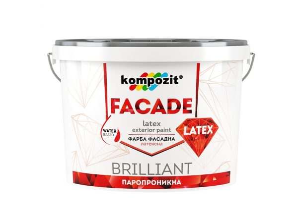 Kompozit Фасадная краска FACADE LATEX, 7 кг