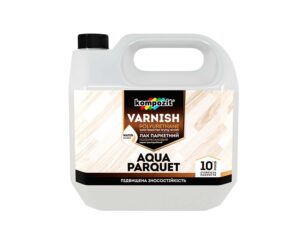 Kompozit Лак паркетный полиуретановый AQUA PARQUET (шелковисто-матовый), 5 л