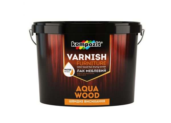 Kompozit Лак мебельный AQUA WOOD (шелковисто-матовый), 2.5 л