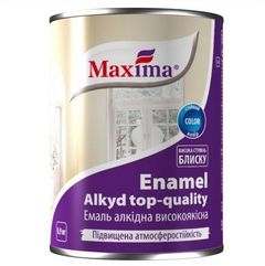 Эмаль алкидная Maxima серая, 0.9 кг