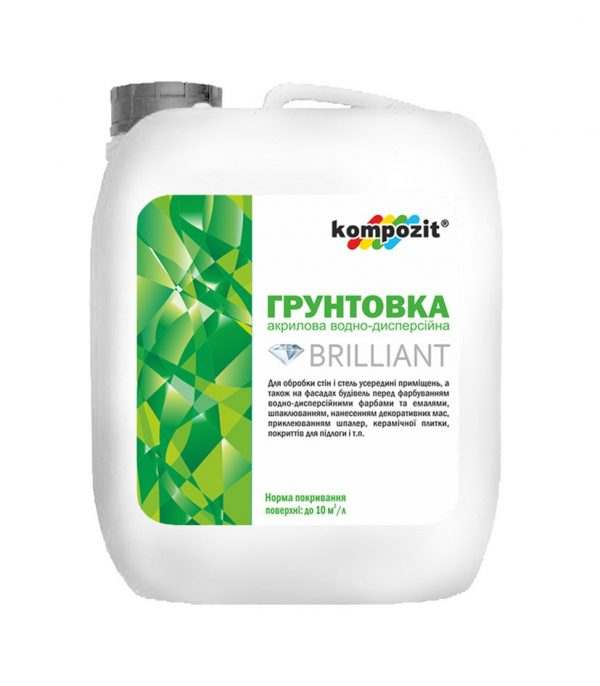 Kompozit Грунтовка акриловая BRILLIANT, 10 л