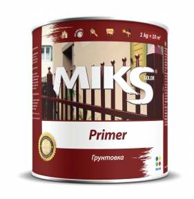 Грунтовка по металлу МИКС красно-коричневая, 0.9 кг