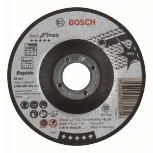 Отрезной круг Bosch камень 180х3 мм вогн, 2608600317