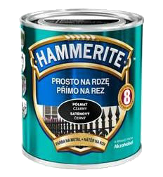 Hammerite полуматовая  белая, 0.75 л