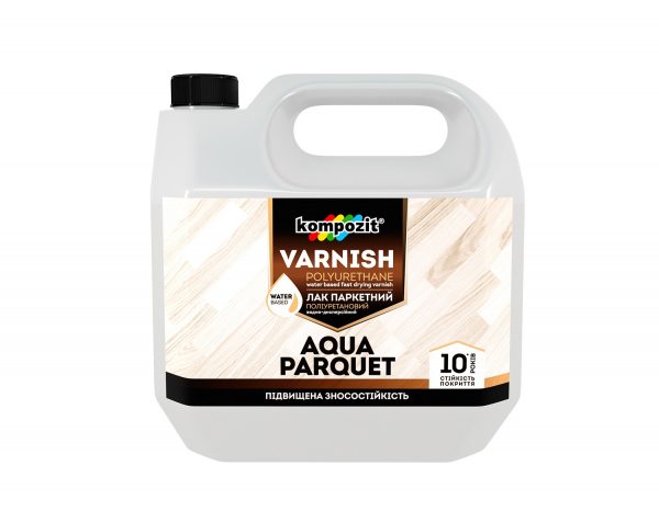Лак интерьерный AQUA PARQUET Kompozit матовый, 1 л