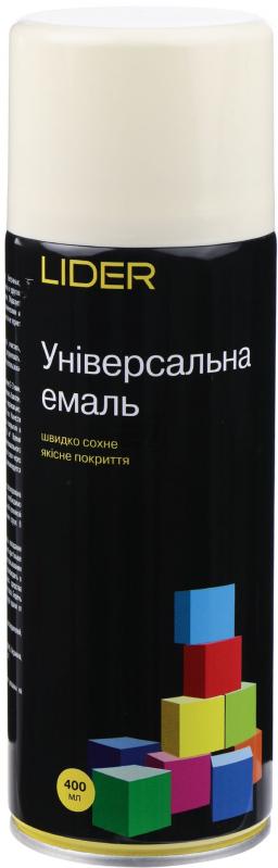 Універсальна емаль Lider 400 мл, слонова кістка №1015