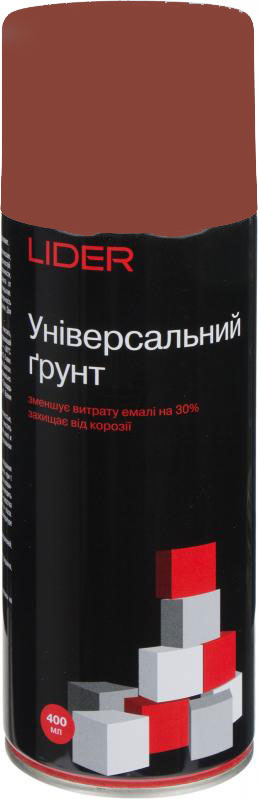 Универсальный грунт Lider 400 мл, красный