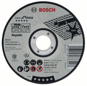 Отрезной круг Bosch Inox 125×2 мм, 2608600094