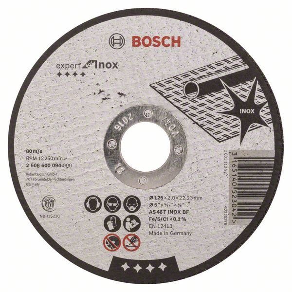 Отрезной круг Bosch металл 150х2.5 мм, 2608600382