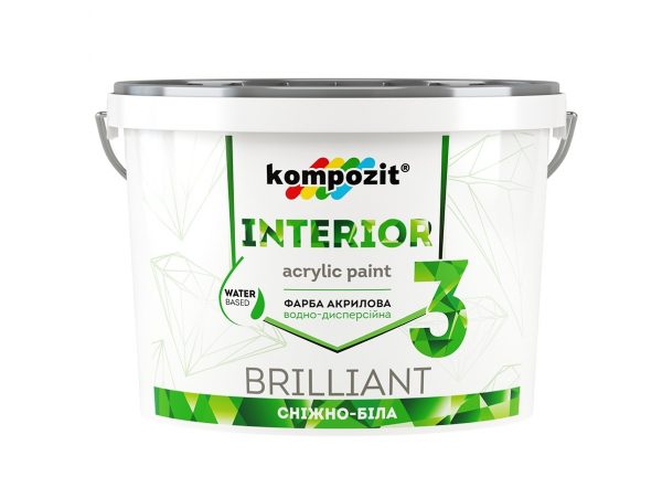 Kompozit Краска интерьерная INTERIOR 3, 1.4 кг