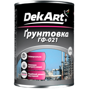 Грунтовка ГФ 021 DekArt красно-коричневая, 2.8 кг