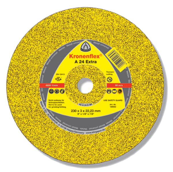 Круг отрезной по металлу Kronenflex A46 Extra 125*1,6*22