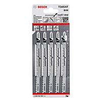 Пилки лобзиковые Bosch 5 шт T 345 XF, BIM