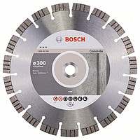 Алмазный отрезной круг Bosch Best for Concrete300x22,23