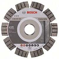 Алмазный отрезной круг Bosch Best for Concrete125x22,23