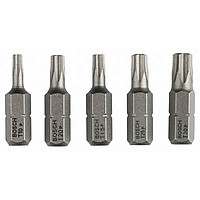 Биты Bosch TORX10/15/20/25/30 25 мм 5 шт XH, 2607001768