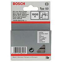1000 скрепок Bosch 10мм Т53, 2609200216